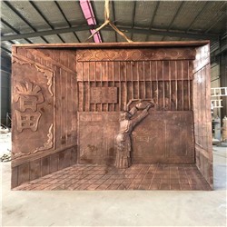 來圖定制銅浮雕