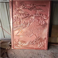 山水畫浮雕
