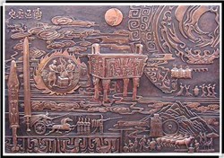 大型銅浮雕壁畫