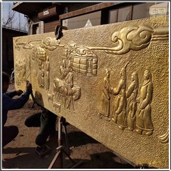 室外景觀(guān)銅浮雕