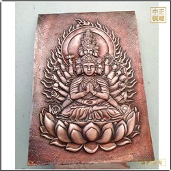 寺廟觀音銅浮雕鑄造