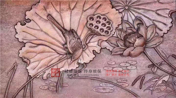 紫銅浮雕裝飾畫工藝品(圖1) 1-201205160242H0.jpg