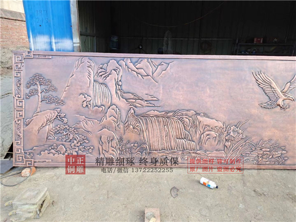 紫銅浮雕裝飾畫工藝品(圖2) 1-201205160303M2.jpg