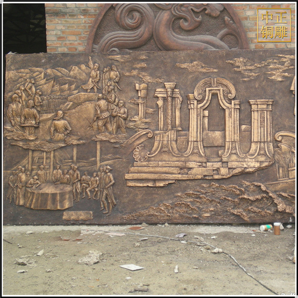 建筑銅浮雕的淺析浮雕表現(xiàn)形式都有哪些(圖2) 1-21050315094O24.jpg